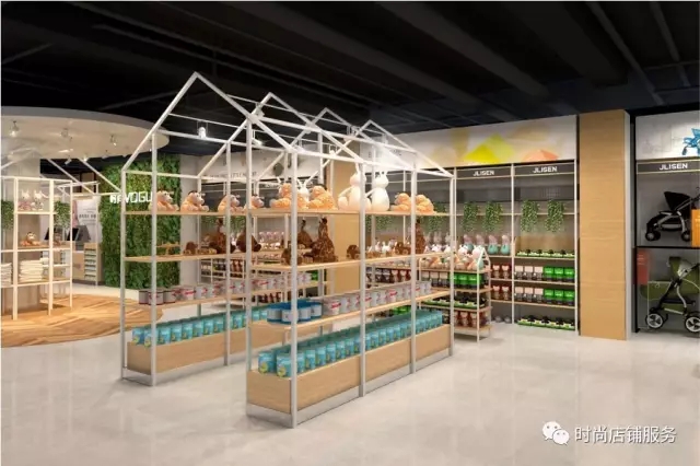 母嬰店貨架_創意展示架