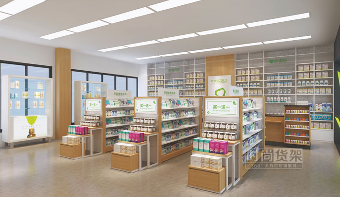 藥店貨架陳列設(shè)計